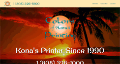 Desktop Screenshot of colorsofhawaii.com
